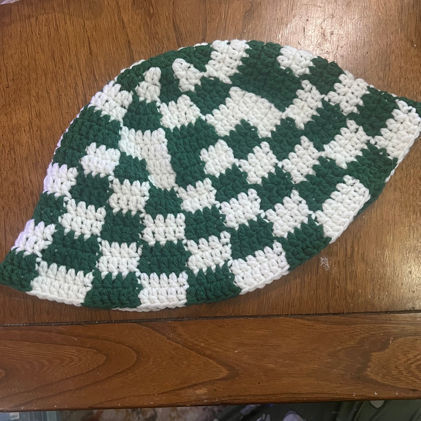 Checkered Bucket Hat