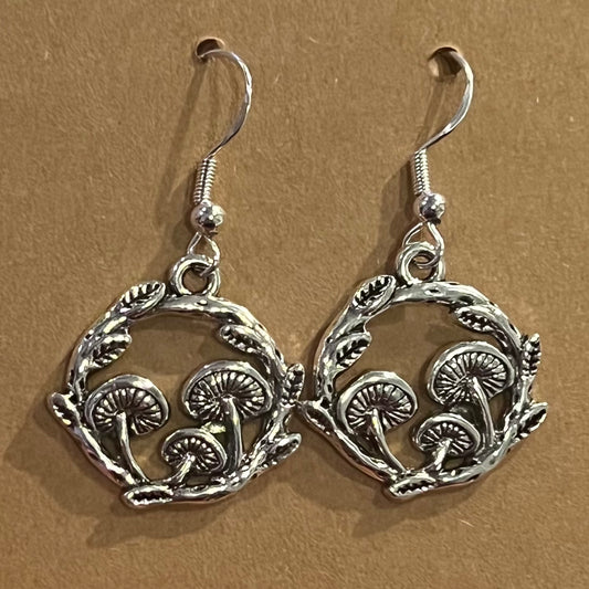 Mushroom Earrings